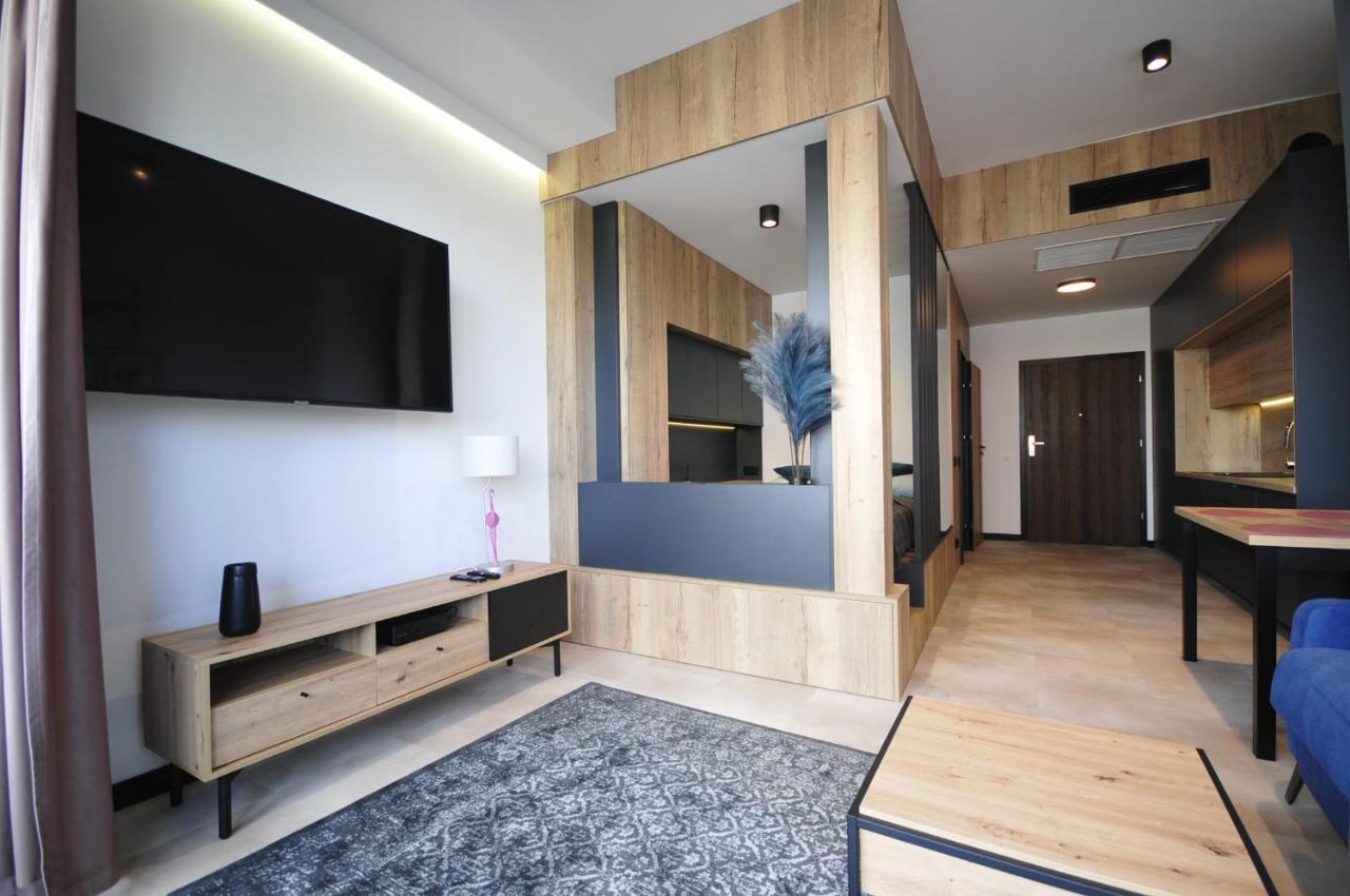 Apartament Flaming Hanza Tower Щецин Екстер'єр фото